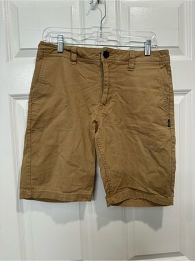 O'Neill Men's Tan Flat Front Casual Shorts